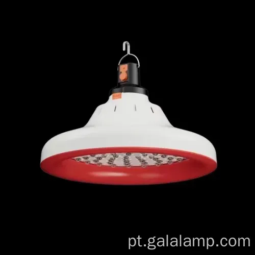 Lâmpada LED recarregável portátil para emergências